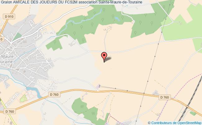 plan association Amicale Des Joueurs Du Fcs2m Sainte-Maure-de-Touraine