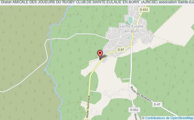 plan association Amicale Des Joueurs Du Rugby Club De Sainte Eulalie En Born  (ajrcse) Sainte-Eulalie-en-Born