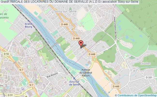 plan association Amicale Des Locataires Du Domaine De Gerville (a.l.d.g) Soisy-sur-Seine