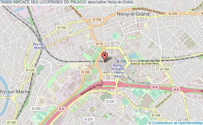 plan association Amicale Des Locataires Du Palacio Noisy-le-Grand