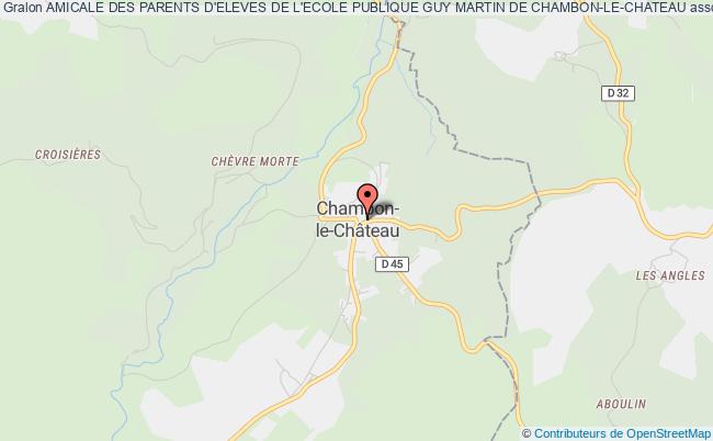 AMICALE DES PARENTS D'ELEVES DE L'ECOLE PUBLIQUE GUY MARTIN DE CHAMBON-LE-CHATEAU