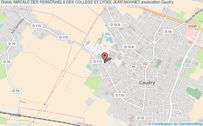 plan association Amicale Des Personnels Des College Et Lycee Jean Monnet Caudry