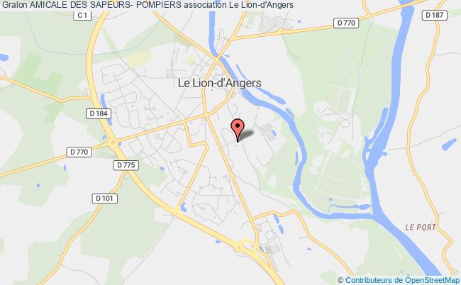 plan association Amicale Des Sapeurs- Pompiers Le Lion-d'Angers