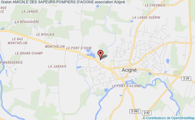 plan association Amicale Des Sapeurs-pompiers D'acigne Acigné