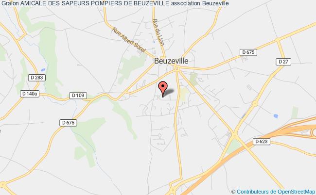 plan association Amicale Des Sapeurs Pompiers De Beuzeville Beuzeville