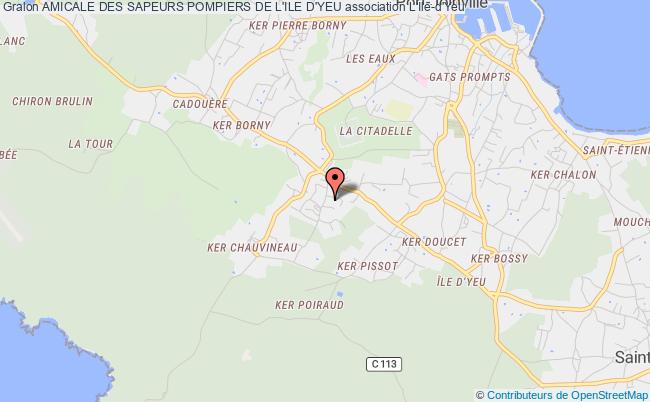 plan association Amicale Des Sapeurs Pompiers De L'ile D'yeu L'   Île-d'Yeu