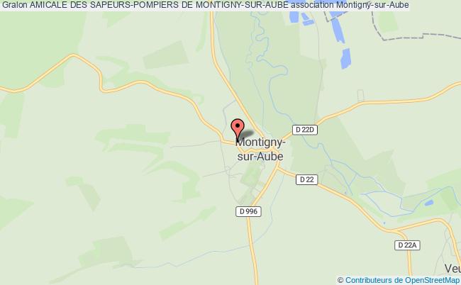 plan association Amicale Des Sapeurs-pompiers De Montigny-sur-aube Montigny-sur-Aube