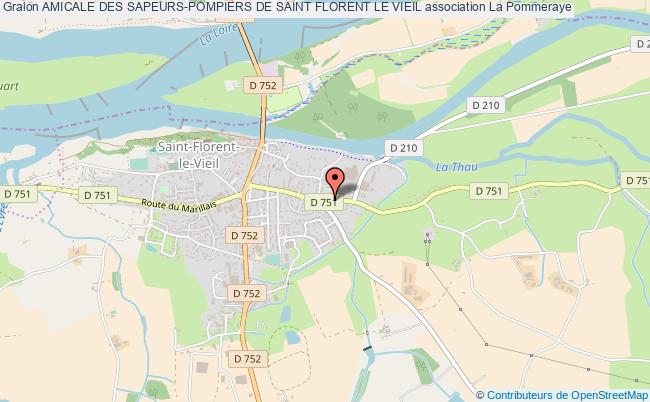 plan association Amicale Des Sapeurs-pompiers De Saint Florent Le Vieil Mauges-sur-Loire