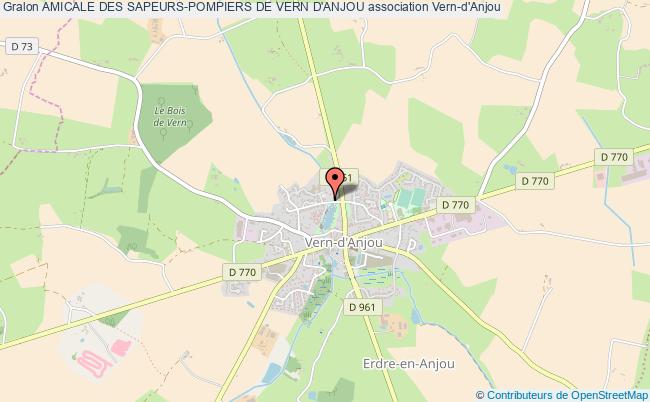 plan association Amicale Des Sapeurs-pompiers De Vern D'anjou Erdre-en-Anjou