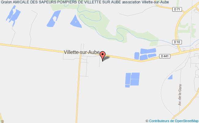 plan association Amicale Des Sapeurs Pompiers De Villette Sur Aube Villette-sur-Aube