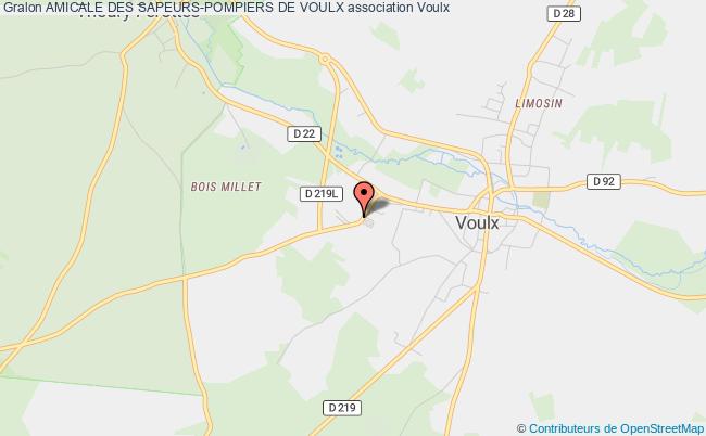 plan association Amicale Des Sapeurs-pompiers De Voulx Voulx