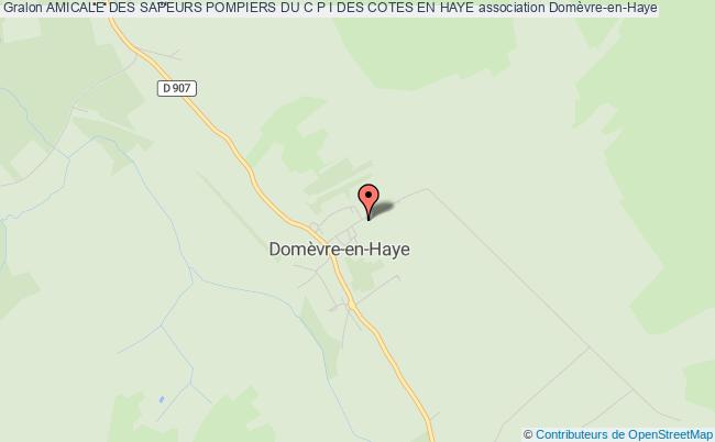 plan association Amicale Des Sapeurs Pompiers Du C P I Des Cotes En Haye Domèvre-en-Haye
