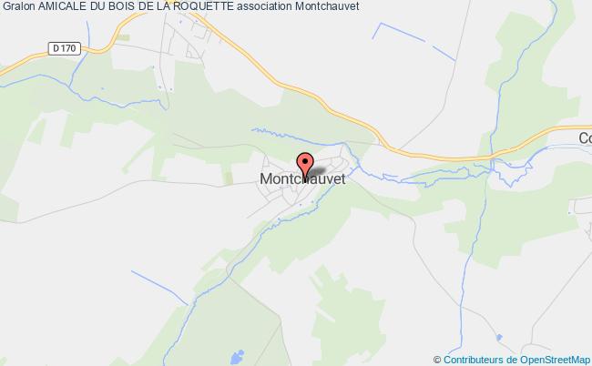 plan association Amicale Du Bois De La Roquette Montchauvet