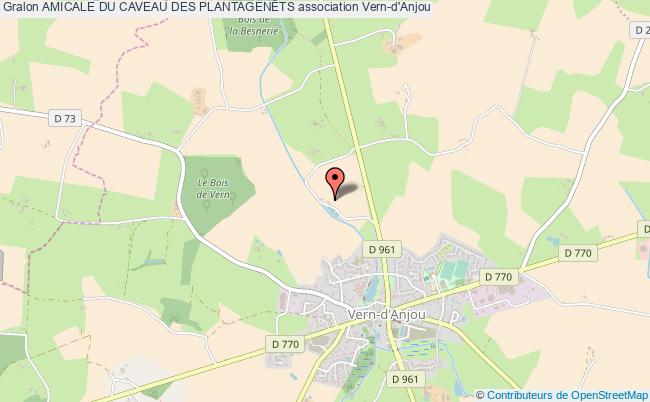 plan association Amicale Du Caveau Des PlantagenÊts Erdre-en-Anjou