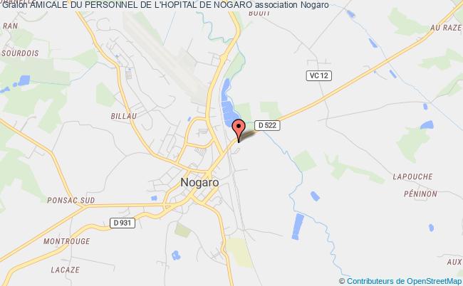 plan association Amicale Du Personnel De L'hopital De Nogaro Nogaro