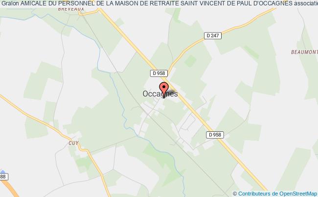 plan association Amicale Du Personnel De La Maison De Retraite Saint Vincent De Paul D'occagnes Occagnes