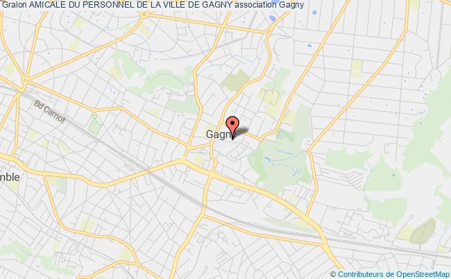 plan association Amicale Du Personnel De La Ville De Gagny Gagny