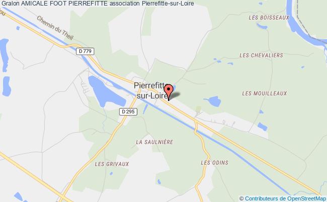 plan association Amicale Foot Pierrefitte Pierrefitte-sur-Loire