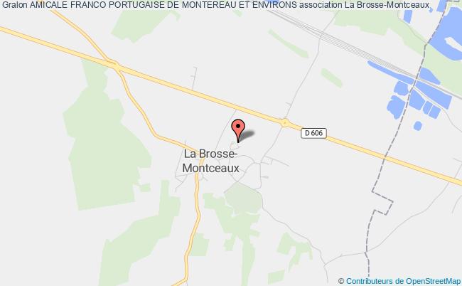 plan association Amicale Franco Portugaise De Montereau Et Environs Brosse-Montceaux