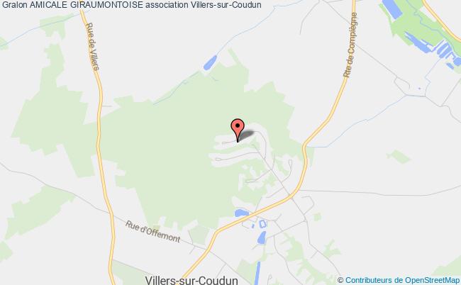 plan association Amicale Giraumontoise Villers-sur-Coudun