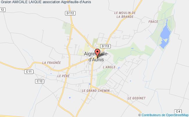 plan association Amicale Laique Aigrefeuille-d'Aunis