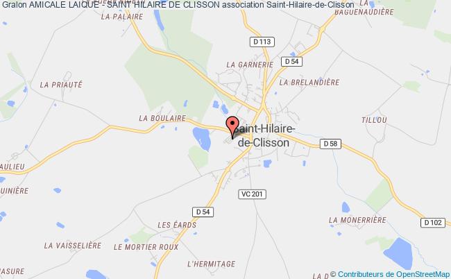 plan association Amicale Laique - Saint Hilaire De Clisson Saint-Hilaire-de-Clisson
