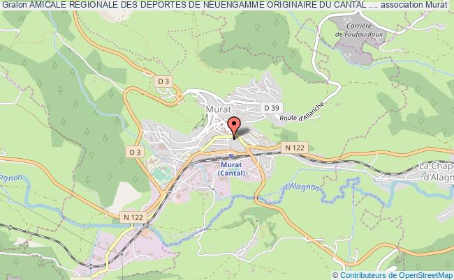 plan association Amicale Regionale Des Deportes De Neuengamme Originaire Du Cantal .... Murat