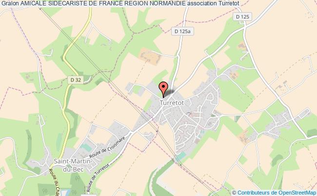 plan association Amicale Sidecariste De France Region Normandie Turretot