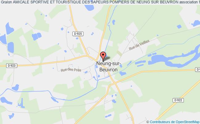 plan association Amicale Sportive Et Touristique Des Sapeurs Pompiers De Neung Sur Beuvron Neung-sur-Beuvron
