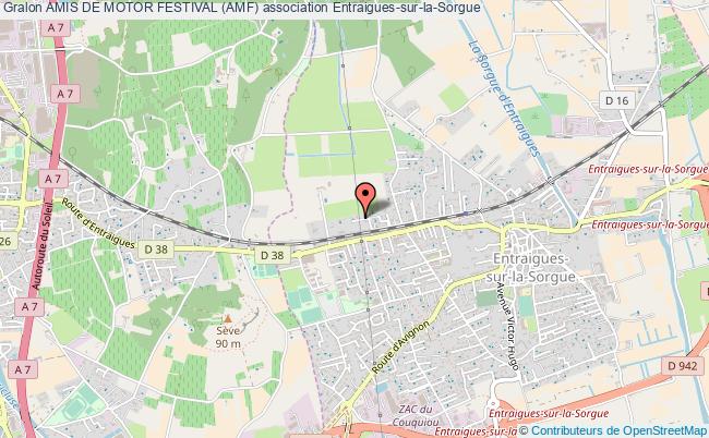 plan association Amis De Motor Festival (amf) Entraigues-sur-la-Sorgue