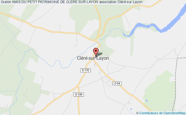 AMIS DU PETIT PATRIMOINE DE CLERE SUR LAYON