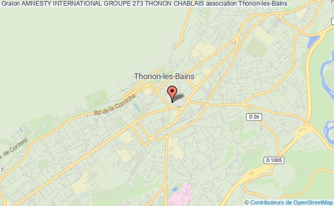 plan association Amnesty International Groupe 273 Thonon Chablais Thonon-les-Bains