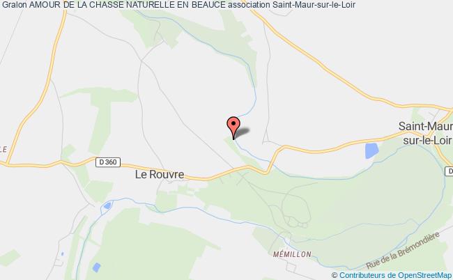 plan association Amour De La Chasse Naturelle En Beauce Saint-Maur-sur-le-Loir