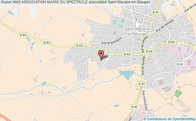 plan association Ams Association Magie Du Spectacle Saint-Macaire-en-Mauges