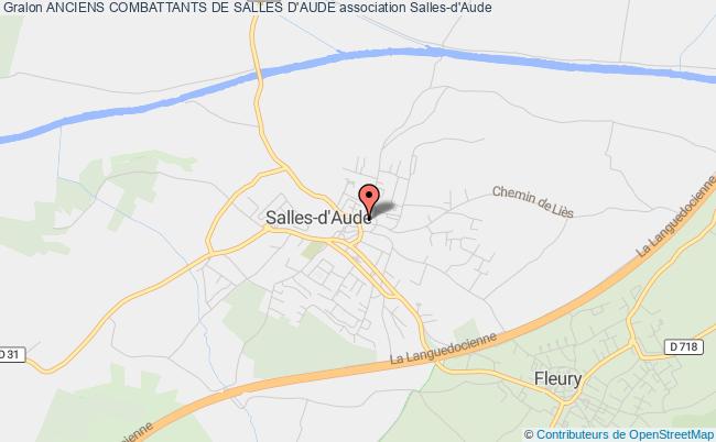 plan association Anciens Combattants De Salles D'aude Salles-d'Aude