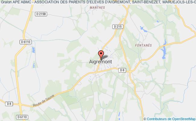 APE ABMC - ASSOCIATION DES PARENTS D'ELEVES D'AIGREMONT, SAINT-BENEZET, MARUEJOLS-LES-GARDONS ET CASSAGNOLES