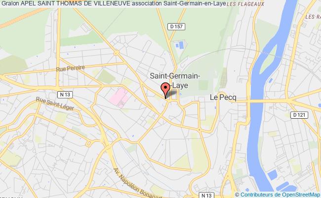plan association Apel Saint Thomas De Villeneuve Saint-Germain-en-Laye