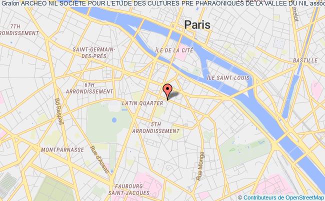 plan association Archeo Nil Societe Pour L'etude Des Cultures Pre Pharaoniques De La Vallee Du Nil Paris