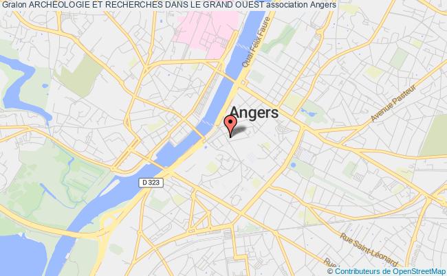 plan association ArchÉologie Et Recherches Dans Le Grand Ouest Angers