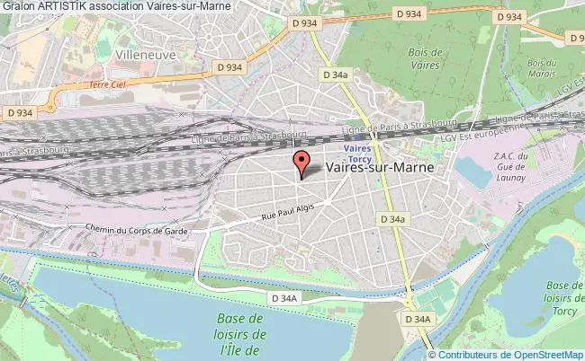 plan association Artistik Vaires-sur-Marne