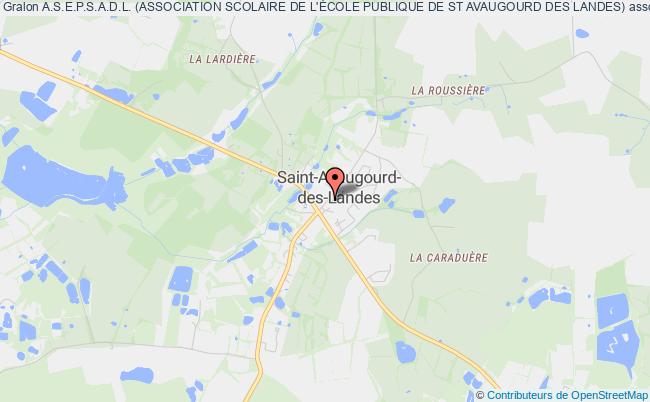 plan association A.s.e.p.s.a.d.l. (association Scolaire De L'École Publique De St Avaugourd Des Landes) Saint-Avaugourd-des-Landes