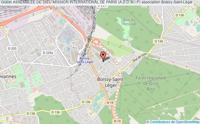 plan association Assemblee De Dieu Mission International De Paris (a.d.d.m.i.p) Boissy-Saint-Léger