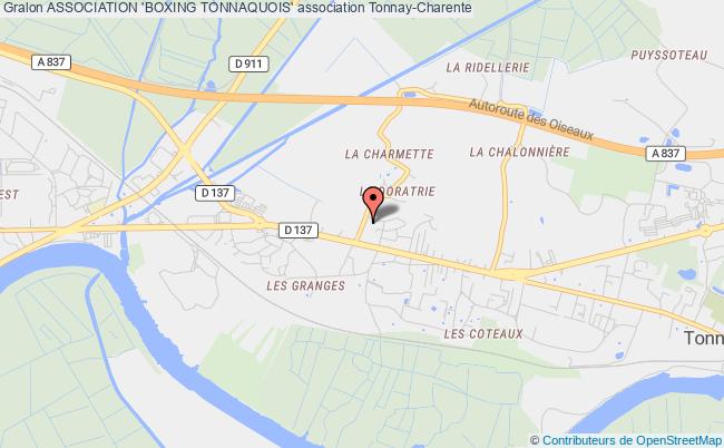 plan association Association 'boxing Tonnaquois' Tonnay-Charente