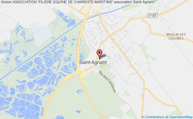 plan association Association 'filiÈre Equine De Charente-maritime' Saint-Agnant