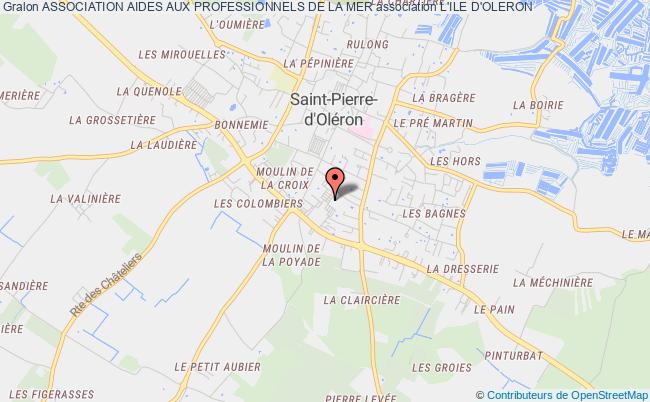 plan association Association Aides Aux Professionnels De La Mer Saint-Pierre-d'Oléron