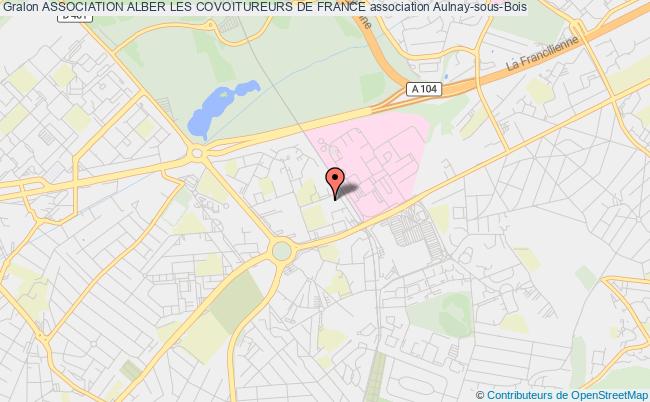 plan association Association Alber Les Covoitureurs De France Aulnay-sous-Bois