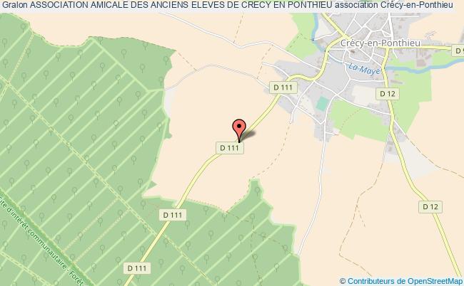 plan association Association Amicale Des Anciens Eleves De Crecy En Ponthieu Crécy-en-Ponthieu