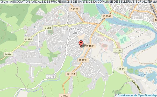 plan association Association Amicale Des Professions De Sante De La Commune De Bellerive Sur Allier Bellerive-sur-Allier