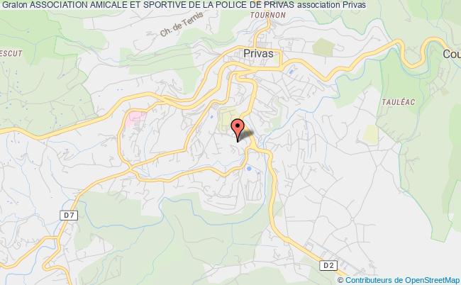 plan association Association Amicale Et Sportive De La Police De Privas Privas