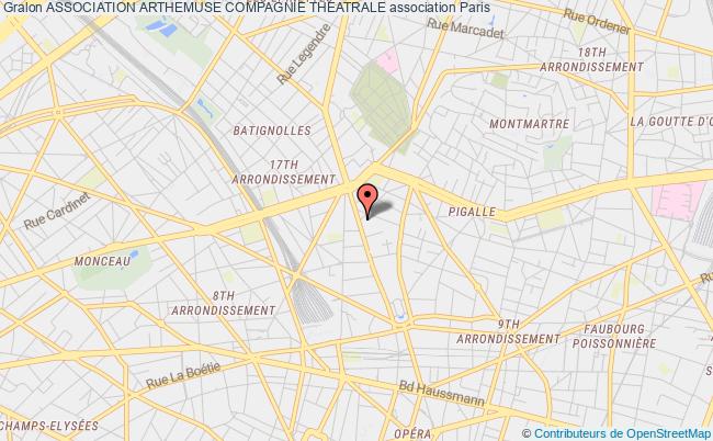 plan association Association Arthemuse Compagnie Theatrale Paris